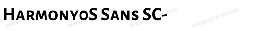 Harmony0S Sans SC字体转换